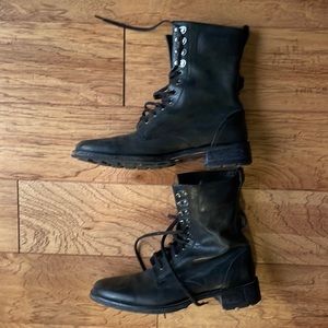 Mens cole haan combat boots
